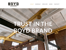 Tablet Screenshot of boydcon.com